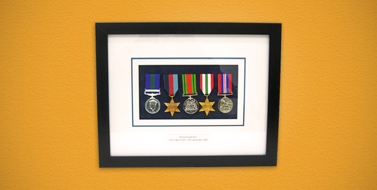 Medals_Home bespoke picture framing 3d objects medals