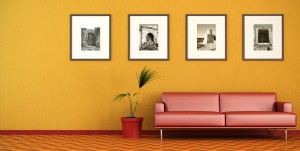 Bespoke picture framing black and white photography architecture