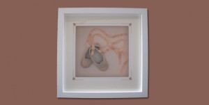 bespoke picture framing 3d objects children's ballet shoes