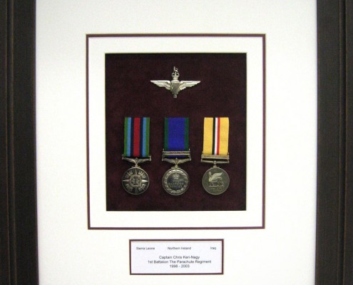 bespoke picture framing 3d objects medals
