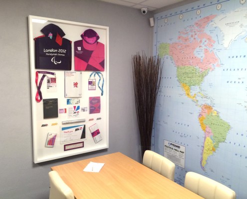 bespoke picture framing Olympics 2012 memorabilia