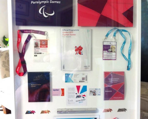bespoke picture framing Olympics 2012 memorabilia