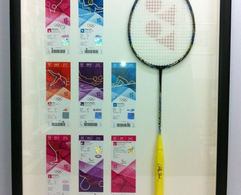 bespoke picture framing Olympics sport memorabilia