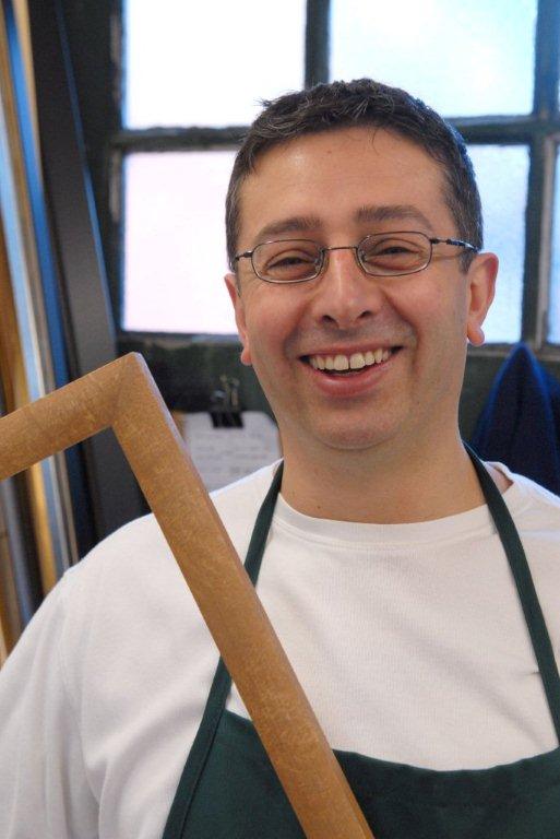 Paul Webb artwork creations owner, Paul Webb, professional picture framer and picture framing trainer