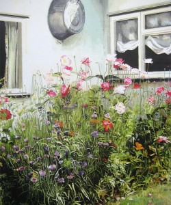 artwork commissions flower bed