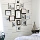 gallery wall with bespoke picture framing