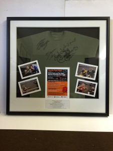 bespoke picture framing charity fight night sports memorabilia